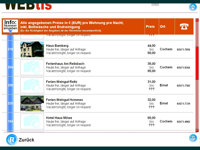 Suchergebnis „Ferienwohnungen